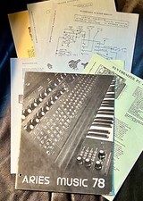 Aries Modular Synthesizer catalog, 1978, 12 page, extra info on modules