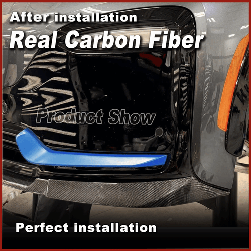 Fit For BMW i3 I3 Hatchback 2018-2023 REAL Carbon Front Bumper Spoiler Chin Lip - Bild 9 von 13