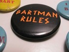 LOT /5 I LOVE BART BARTMAN THE SIMPSONS ANIMATED TELEVISION CARTOON PIN PINBACKS — photo 3