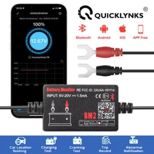 QUICKLYNKS BM2 Car 12V Battery Diagnostic Tool Battery Tester Health Monitor BT