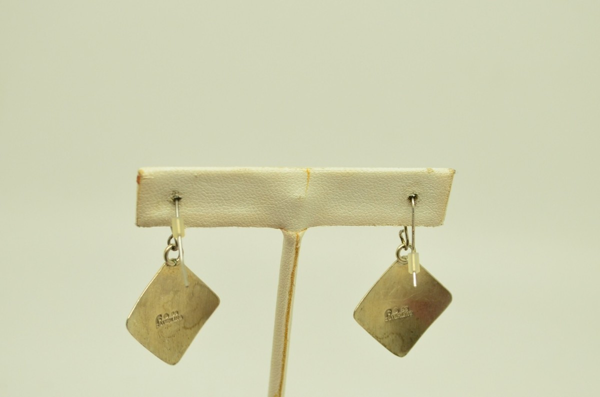 【FUA accessory】　Truth　ピアス　SILVER　L Sterling Silver Pretty Long Dangle Stone Detailed Earrings