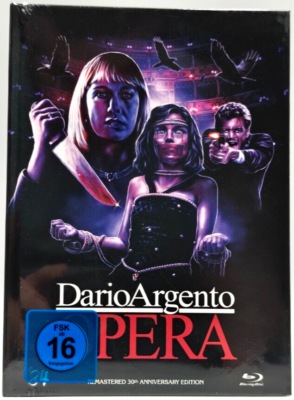 Opera - Dario Argento Giallo - Blu-ray Mediabook RARE Cover BRAND