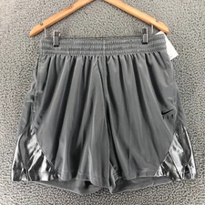 Nike Dri-FIT Fly Basketball Shorts DH7363-073 Particle Grey Women's Size L