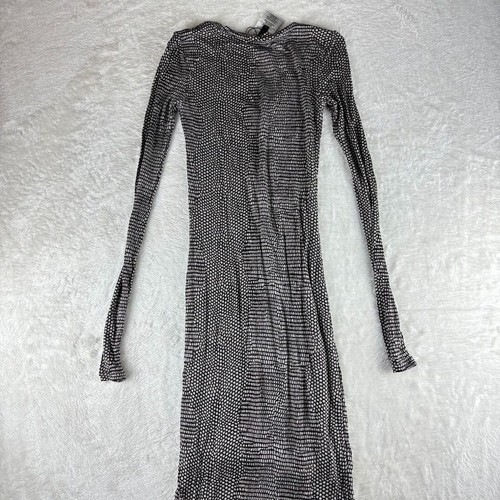 BCBG Maxazria Dress Maxi Long Sleeve Jersey / Tee Material Women's XXS Brown - Picture 2 of 8