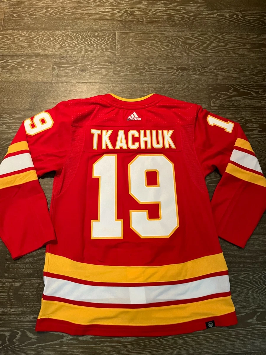 Matthew Tkachuk Calgary Flames Adidas Primegreen Authentic NHL Hockey Jersey