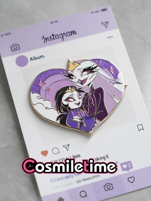 Hazbin Hotel Helluva Boss Stella Metal Badge Brooch Collection Anime Cosplay YZ