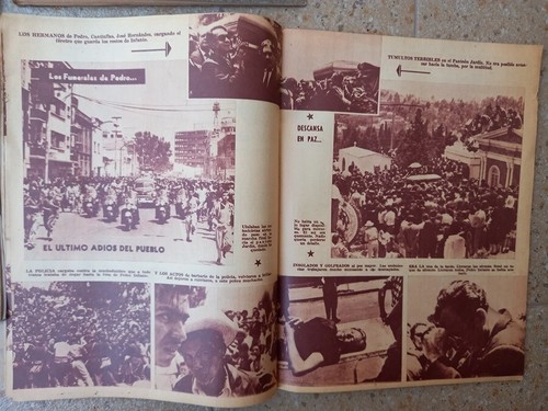 3 OLD MEXICAN PEDRO INFANTE PHOTOS, MOVIE, FUNERAL SPORTS MAGAZINES "RESEÑA" - Picture 10 of 11