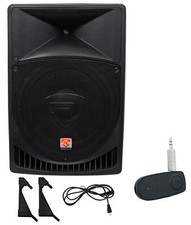 Rockville RPG15 15" Powered Active 1000 Watt 2-Way DJ PA Speaker w/Bluetooth