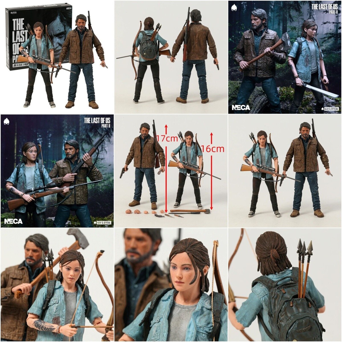 NECA The Last of Us Part II 2-Pack Action Figure Set MINT IN NMINT