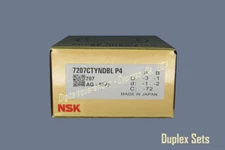NSK 7207CTRDBLP4Y Abec-7 Super Precision Spindle Bearings. ( Set of Two )