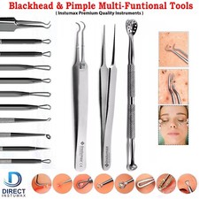 Blackhead Remover Tweezers  Comedone Extractor Acne, Pimple  Blemish Tool Set