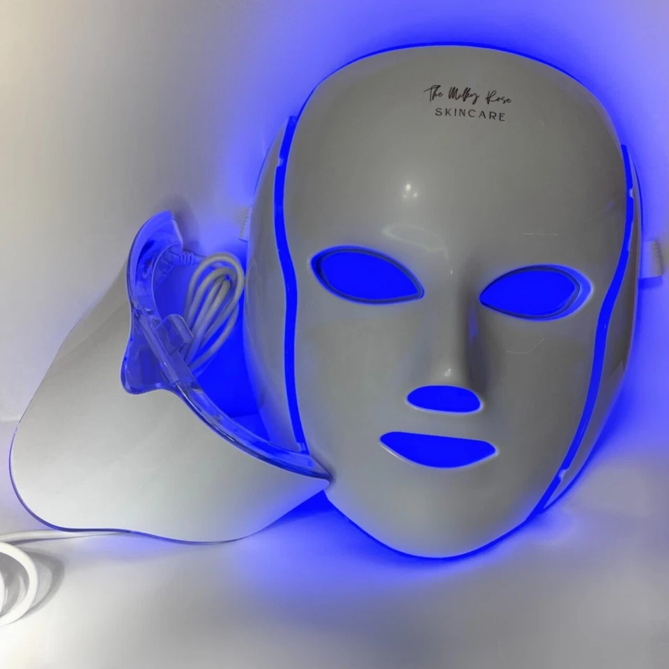 The Milky Rose Skin Care Mask 7 cores LED luz terapia rosto e pescoço - Imagem 4 de 4