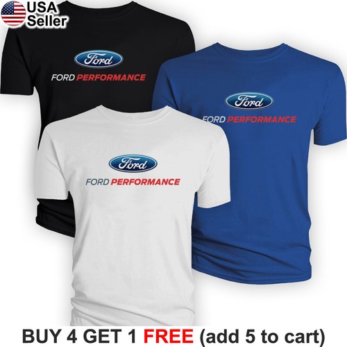 Camiseta deportiva Ford Performance Mustang GT ST Cobra Racing F150 F-150 camión BFD03 - Imagen 1 de 20