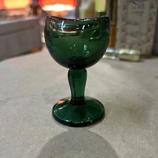 Vintage Antique 1900’s 1917 John Bull Rare Emerald Green Eye Wash Cup Nice!