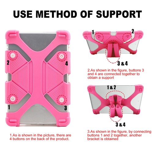 Tablet Cover Case Shockproof Silicone Shell For Lenovo Tab M7 M8 M10 E7 E8 E10 - Picture 47 of 50