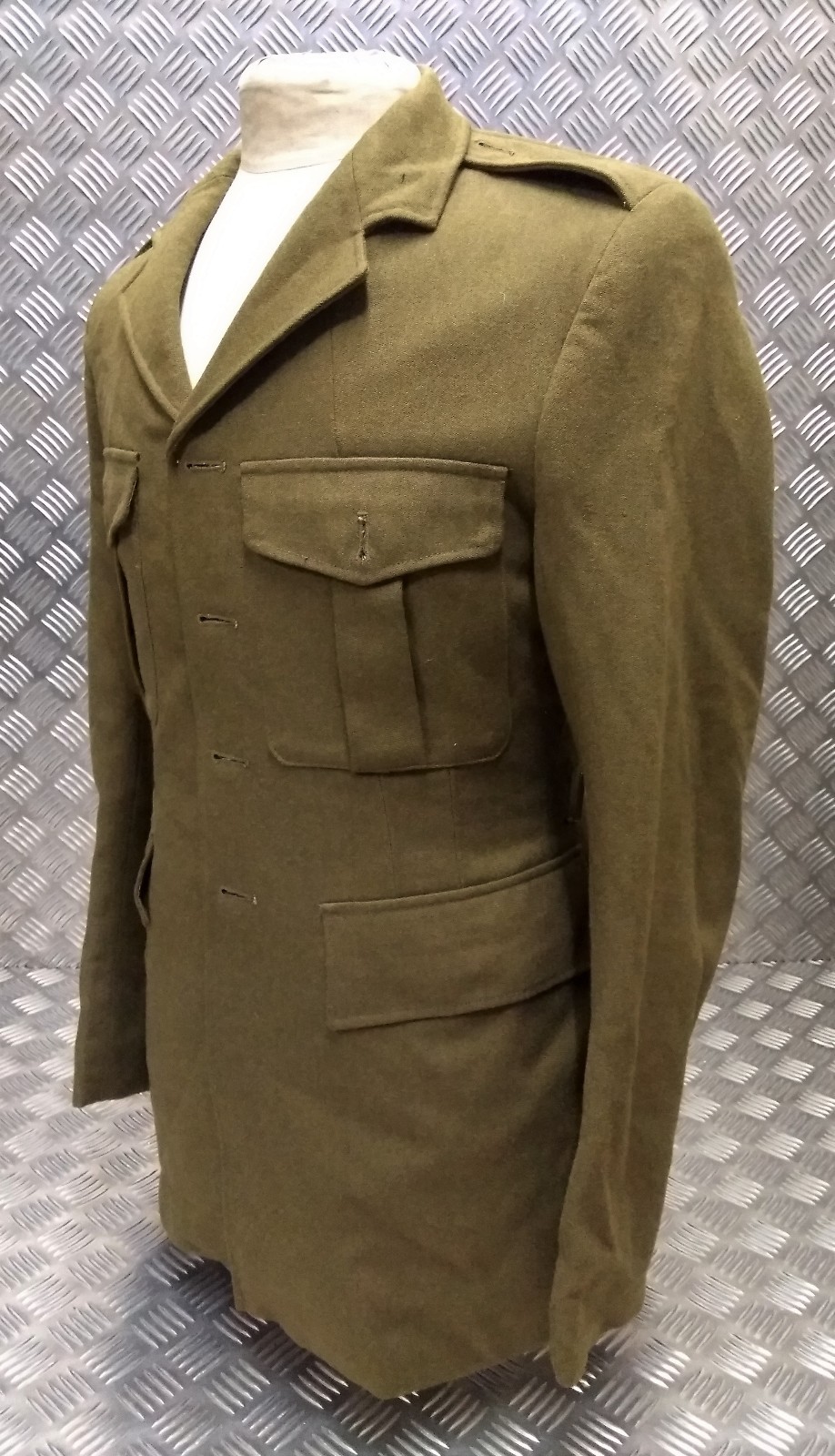 Vintage British Army Khaki Green No2 Dress Jacket WW2 Reenactment NB eBay