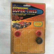 Hypersonic Super Tires Hyper Cars 7641 Imperial Toy 1989 Knobby Red Missing pcs