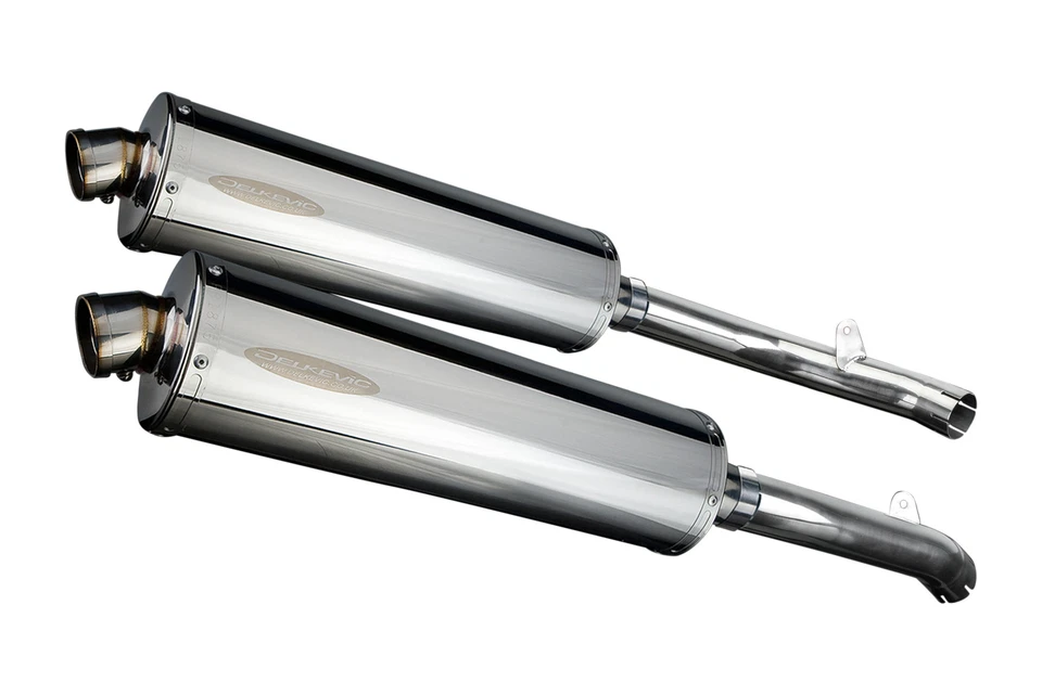 Kit de silenciador de escape oval de aço inoxidável Honda RVT1000R RC51 2002-2008 18" - Imagem 4 de 4