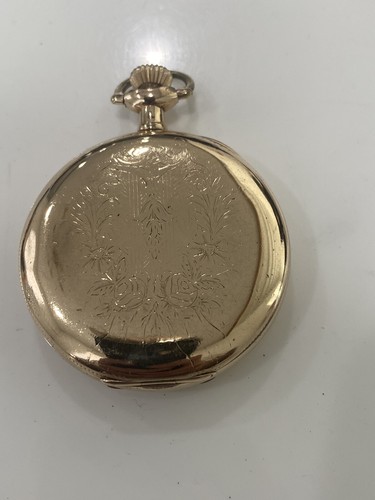 Illinois Watch Co. 10K Gold Filled Hunting Case Santa Fe Special Pocket Watch - Picture 8 of 12
