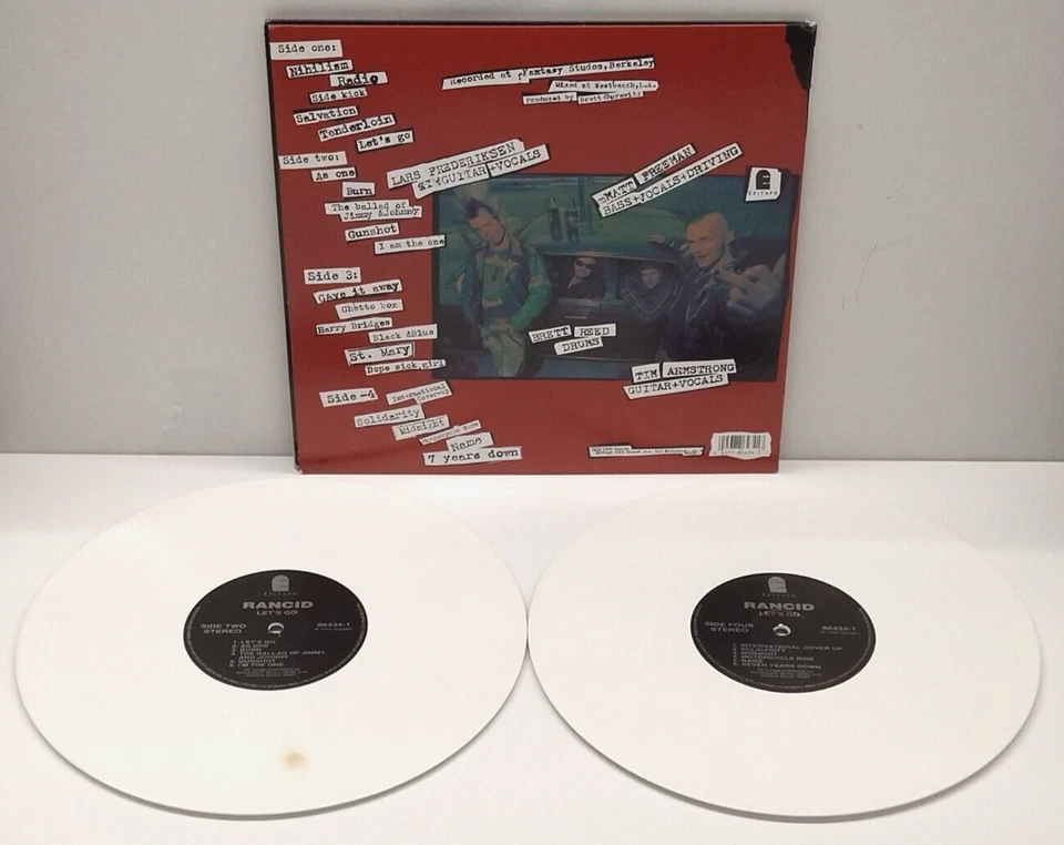 Rancid – Let's Go 2 x 10” 1994 US ORIG Epitaph Green Day NOFX AFI Punk LP - Image 2 of 4
