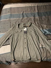 pendleton wool-feel shirt large green