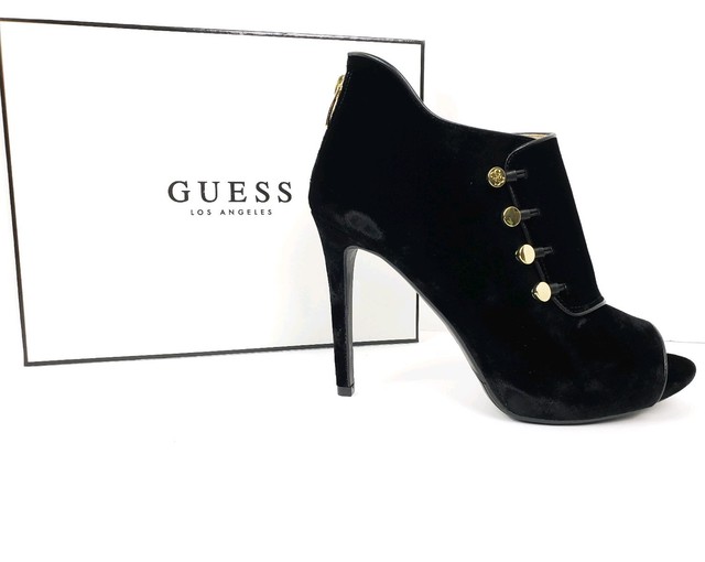 guess velvet boots