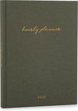 Beautiful 2025 Appointment Book Planner - Sturdy Linen Daily Planner & Weekly Ca