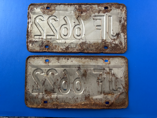 ORIGINAL passende 1976 Illinois Nummernschilder Tags Set Bicentennial Patriotic - Bild 2 von 2