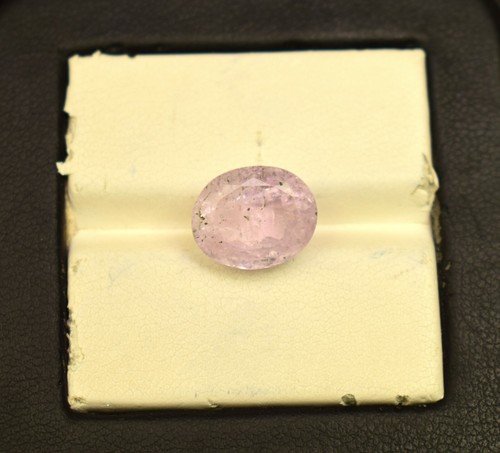 Piedra preciosa de kuncita natural de Afganistán 6,70 quilates corte ovalado piedra preciosa certificada - Imagen 4 de 5