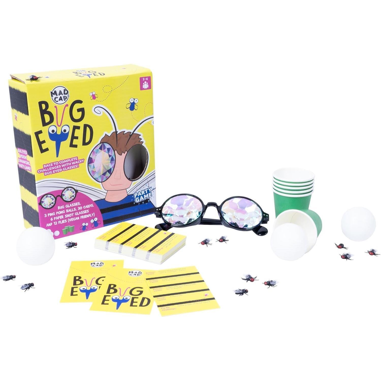 Fizz Creations Bug Eyed Challenge Party Game With Glasses & Fun Family Challenges - Green - Image 3