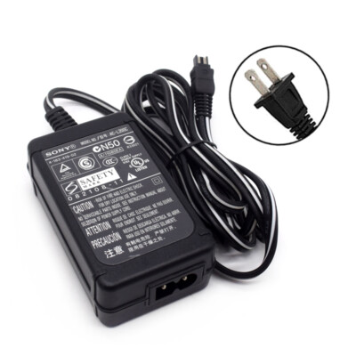 vhbw 1x alimentatore compatibile con Sony Handycam HDR-CX105E, FDR-AX700E, HDR-CX11, FDR-AX700, HDR-CX106E fotocamera, fotocamera digitale, 2m