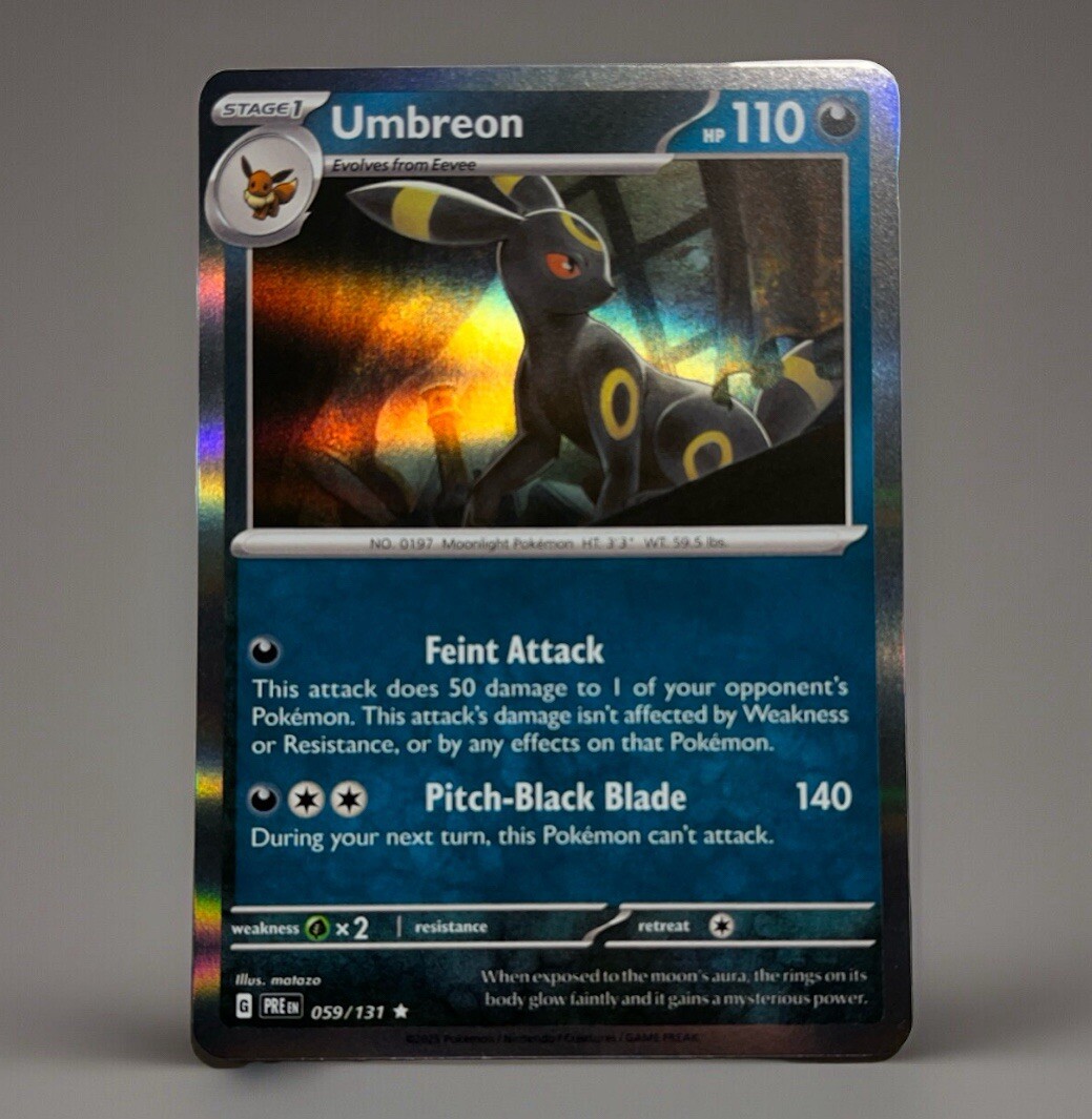 Umbreon Holo 059/131 Prismatic Evolutions English Pokemon Card