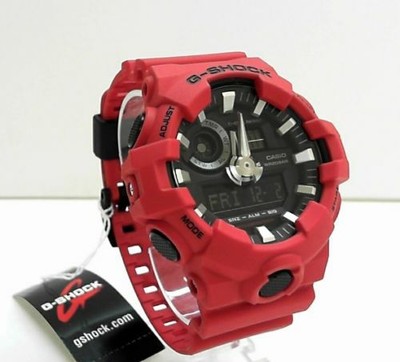 New Casio G-Shock GA-700-4A Ana Digi World Time Watch 