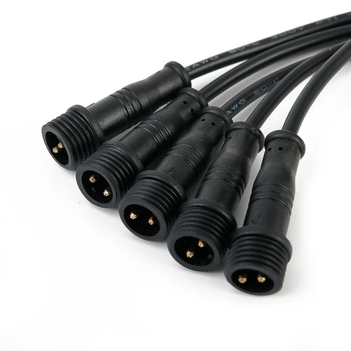 10Pairs 2/3Pin 18/22AWG Waterproof LED Strip Male & Female Cable Connectors USA - Foto 15 di 23
