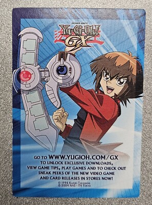 mcdonalds yugioh cards Yu-Gi-Oh! GX Cards McDonald's Promotional Card 2004