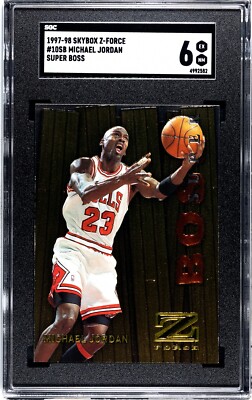 Michael Jordan 1997-98 Skybox Z-Force Super Boss Card #10SB