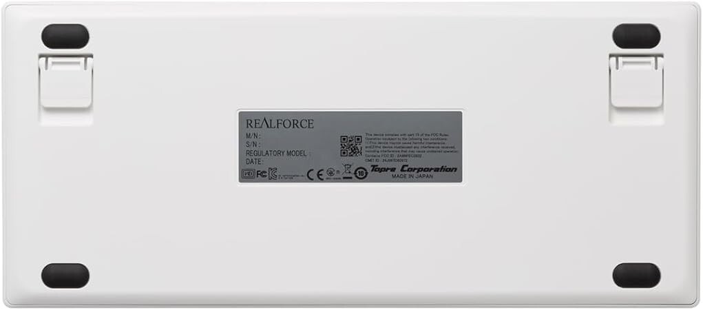 REALFORCE RC1 Keyboard 70% White English Layout 45g Actuation