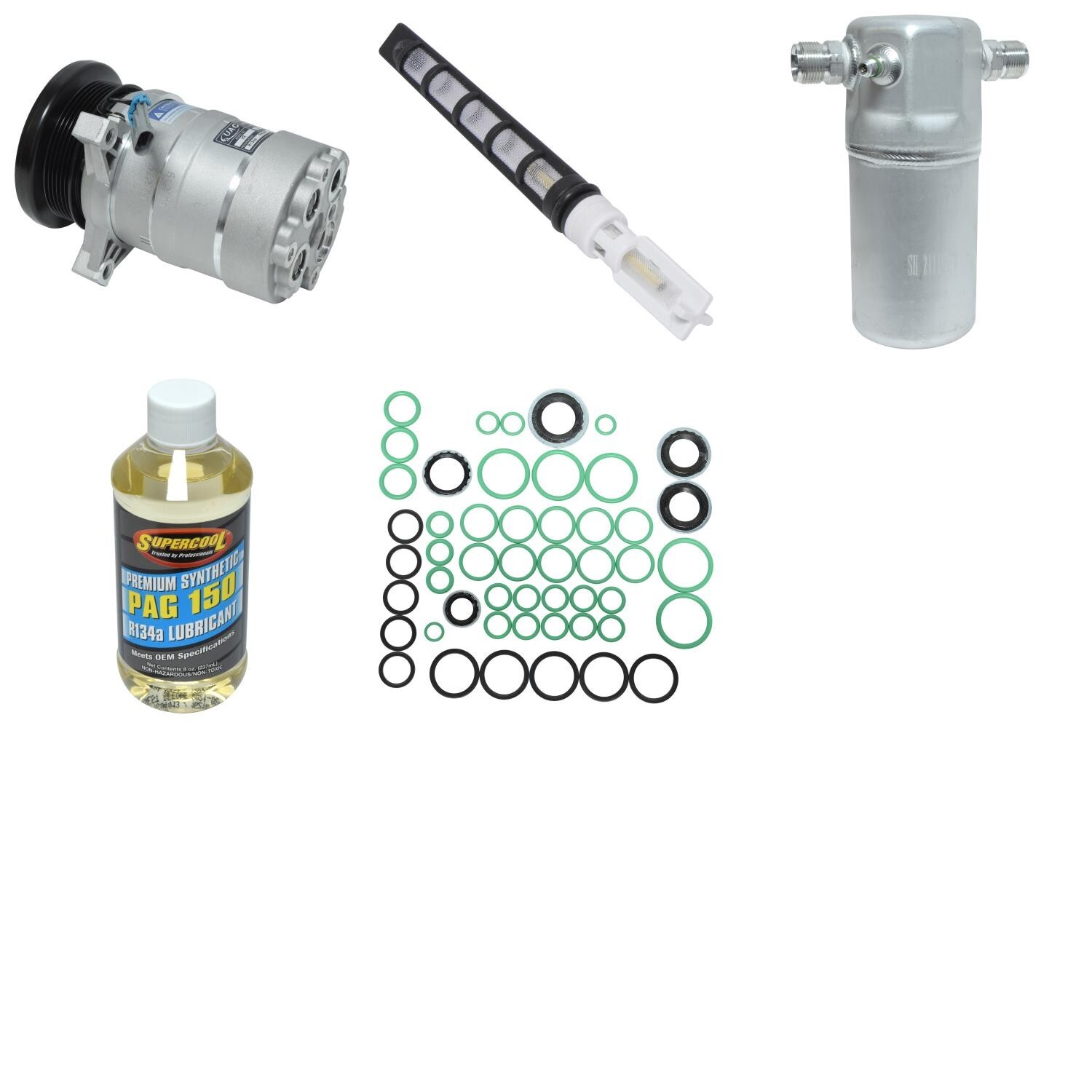 UAC A/C Compressor Kit for 1989-1990 Cadillac Fleetwood