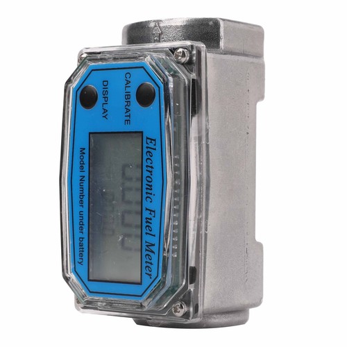 Turbine Digital Diesel Water Fuel Flow Meter Oval Gear Flow Gauge 1 inch NEW - Picture 12 of 14
