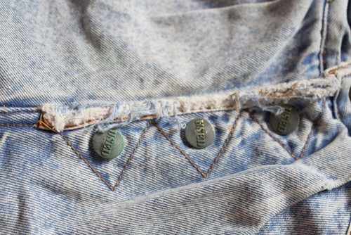 Vintage 1980s Get Used by Elie Jeans Patchwork Women’s Street Wear - Picture 6 of 7