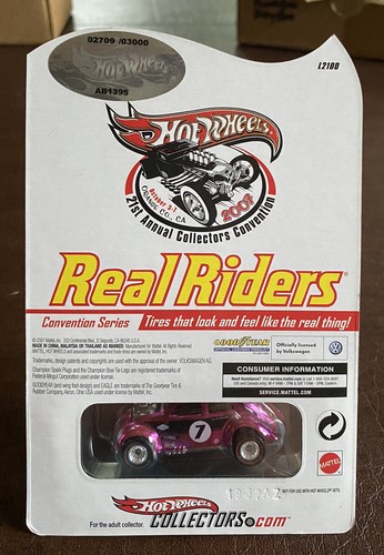 Hot Wheels RLC Convention Series 2007 Custom Volkswagen VW Bug 🔥Pink RR 1/3000 - Picture 8 of 8