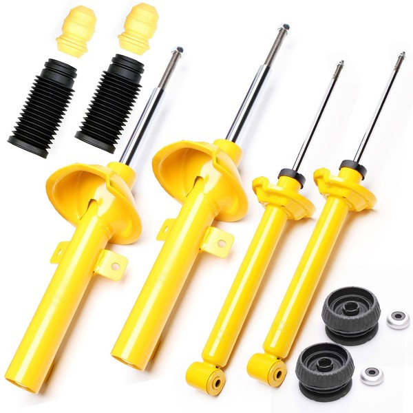 4X TA Sport-StoßDÄMpfer GAS Vorne Hinten + Domlager Staubschutz - Fiesta IV KA-image