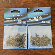 South Bend 50 Pack Interlock Swivels