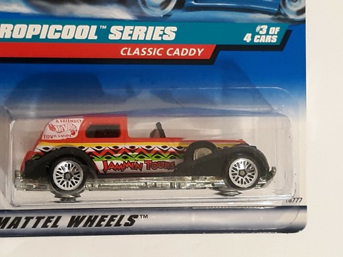 Coche diecast clásico caddy (rojo) (serie Tropicool) (Hot Wheels) (1997) - Imagen 2 de 4