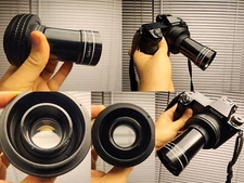 Sankor 100mm f2.2 Projection ,Projector lens + Adapter for Fuji 50R GFX,GF,100