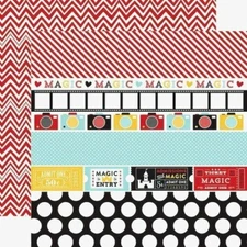 Magical Adventure Disney Magic Castle Echo Park 12 x 12 Cardstock Border Strips