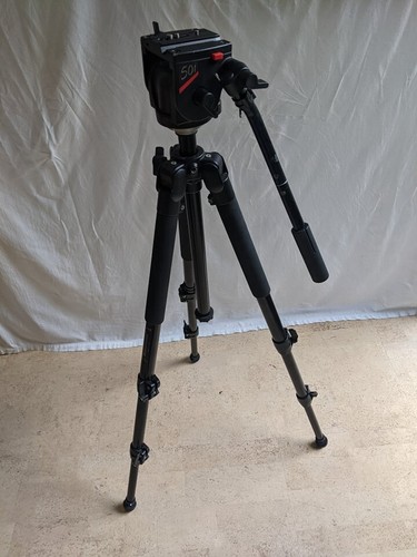 Manfrotto 344B professional tripod - Picture 2 of 5