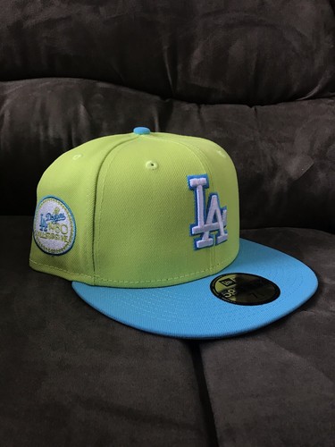 New Era Los Angeles Dodgers Cyber Vice 1980 All-Star 59FIFTY Sombrero Ajustado 7 3/8 - Imagen 5 de 13
