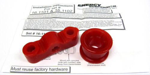 Energy Suspension Shifter Bushings Honda Acura Civic Integra DOHC B-Series Red - Picture 1 of 2