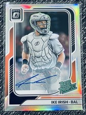 2026 Donruss Panini Ike Irish Rated  Prospect Optic Auto Silver Prizm Refractor